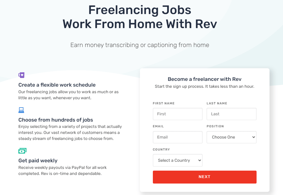 How to be a rev freelancer